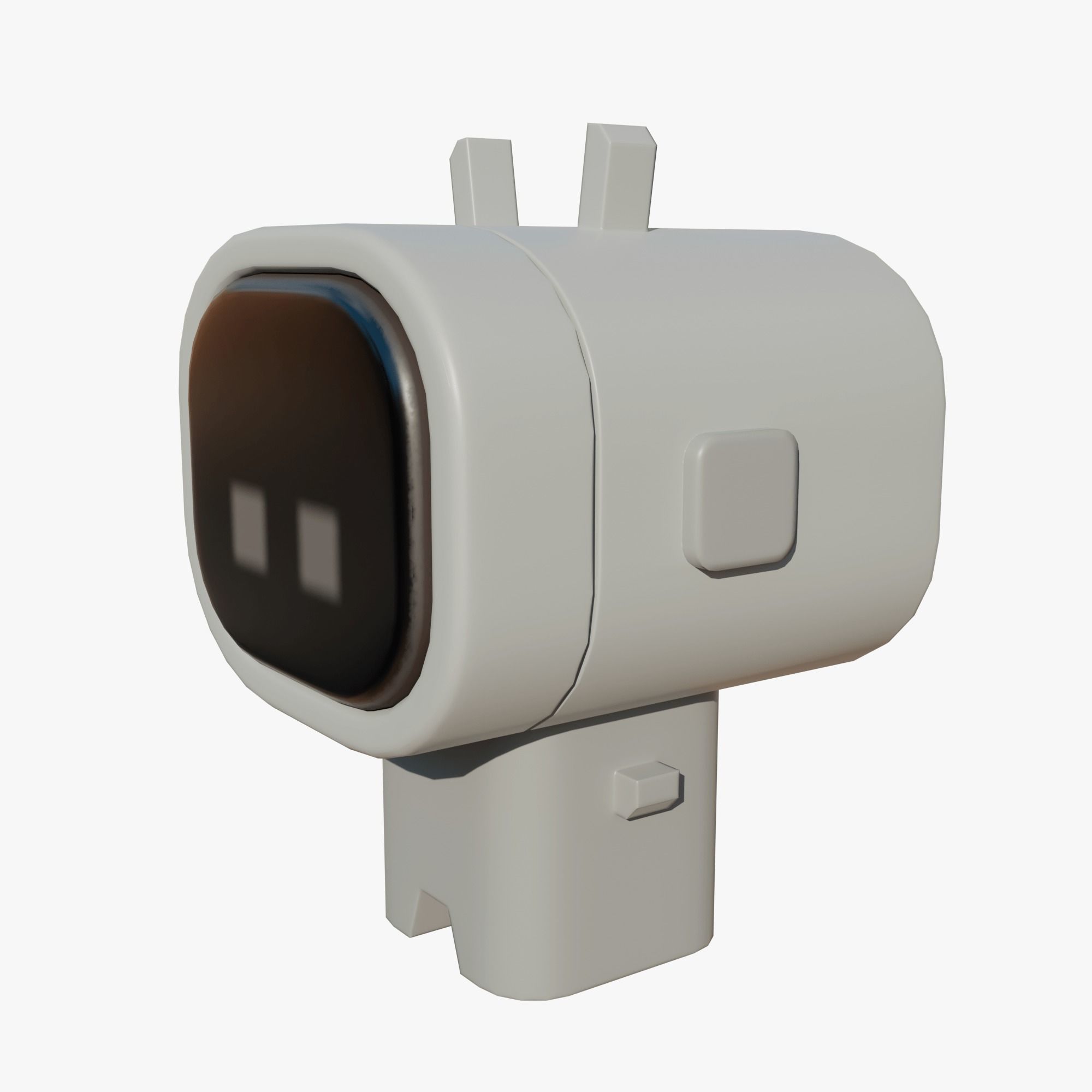 Small robot Low-poly 3D model_3