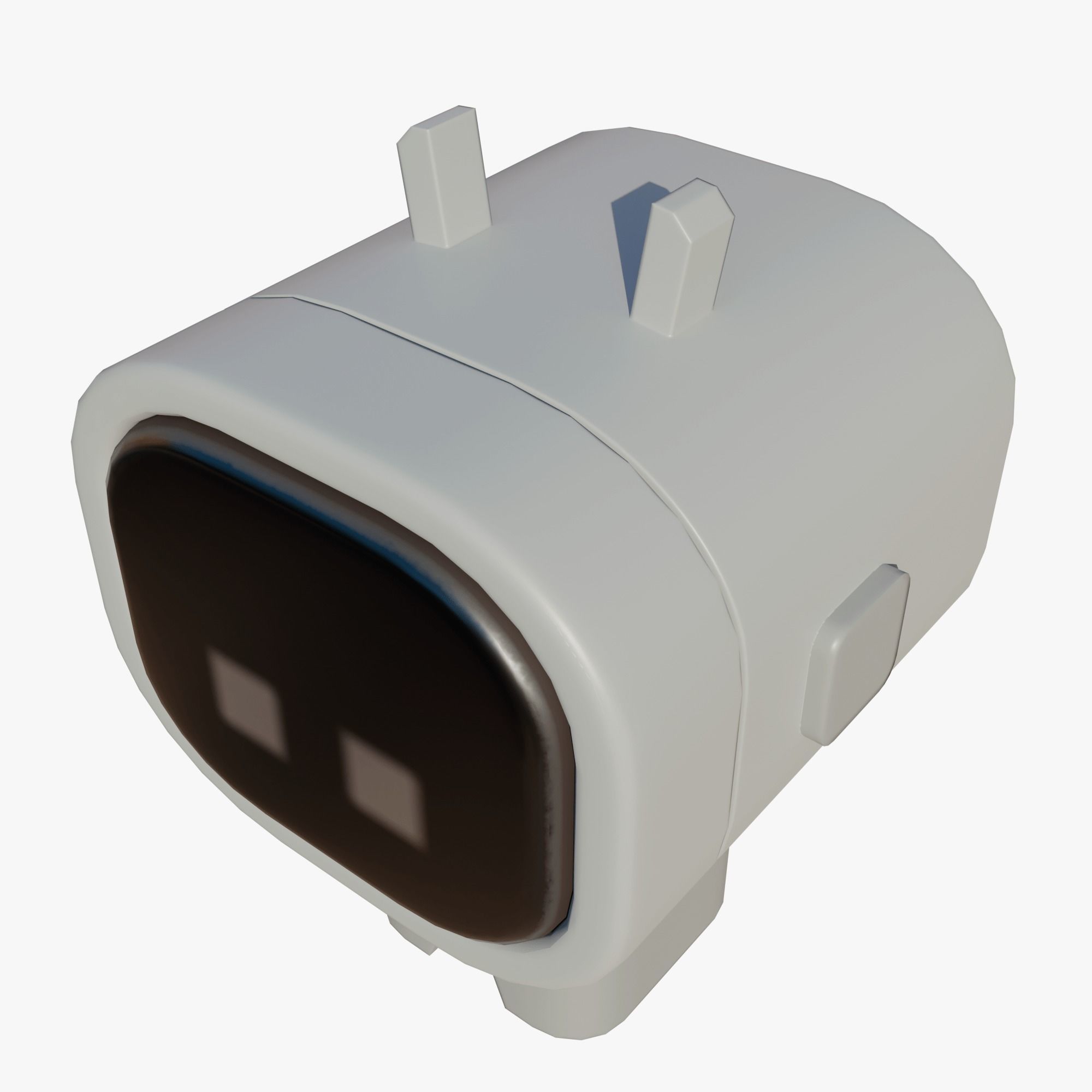 Small robot Low-poly 3D model_4