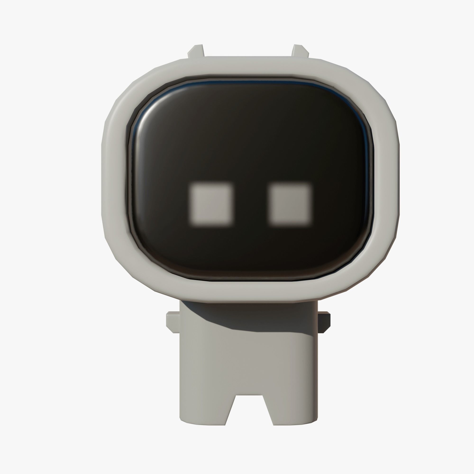 Small robot Low-poly 3D model_2