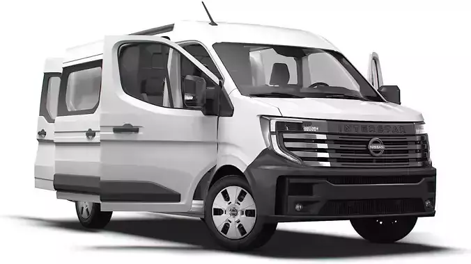 Nissan Interstar L2H2 CrewCab Van HQ Interior 2024