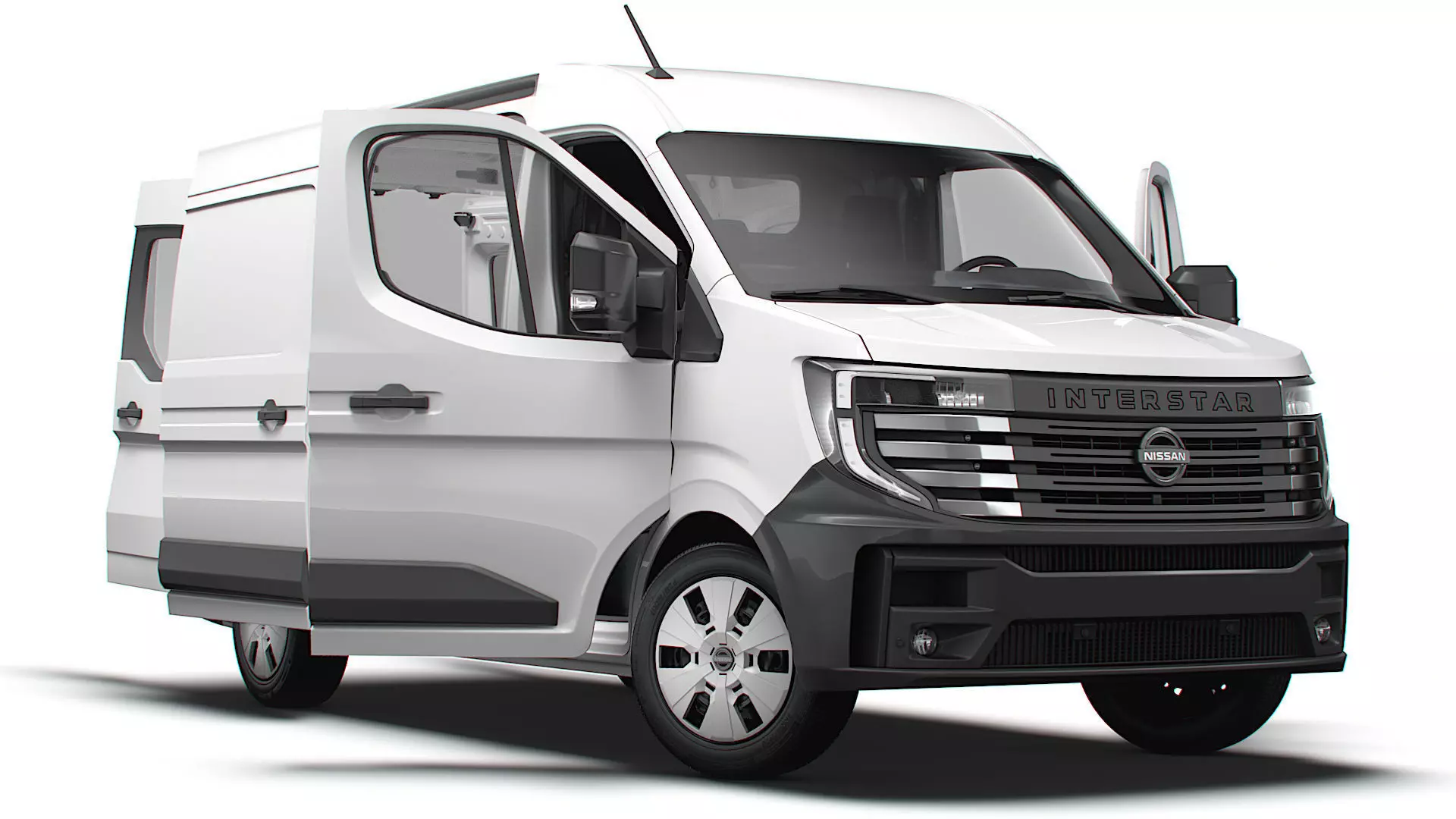 Nissan Interstar L2H2 Van HQ Interior 2024 3D model
