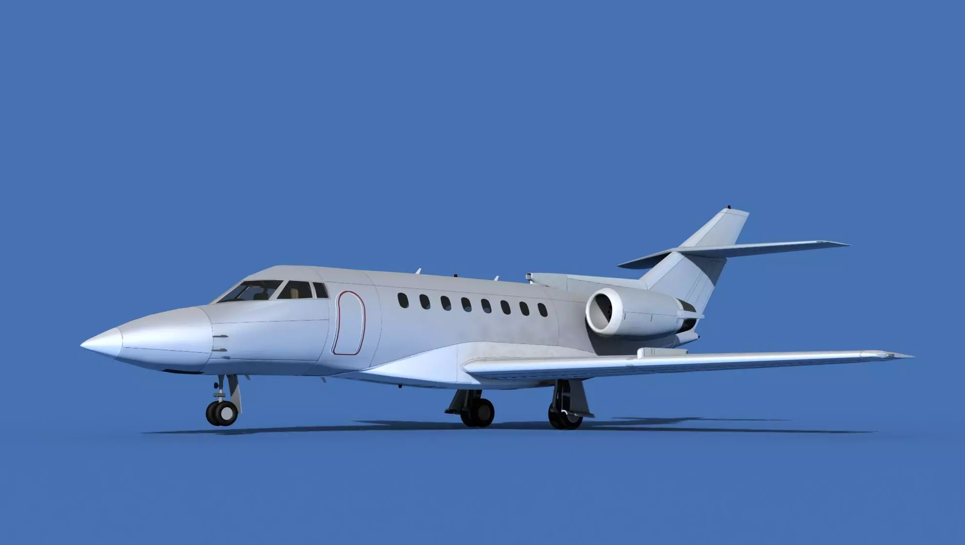 Hawker Siddley 1000 V00 3D model