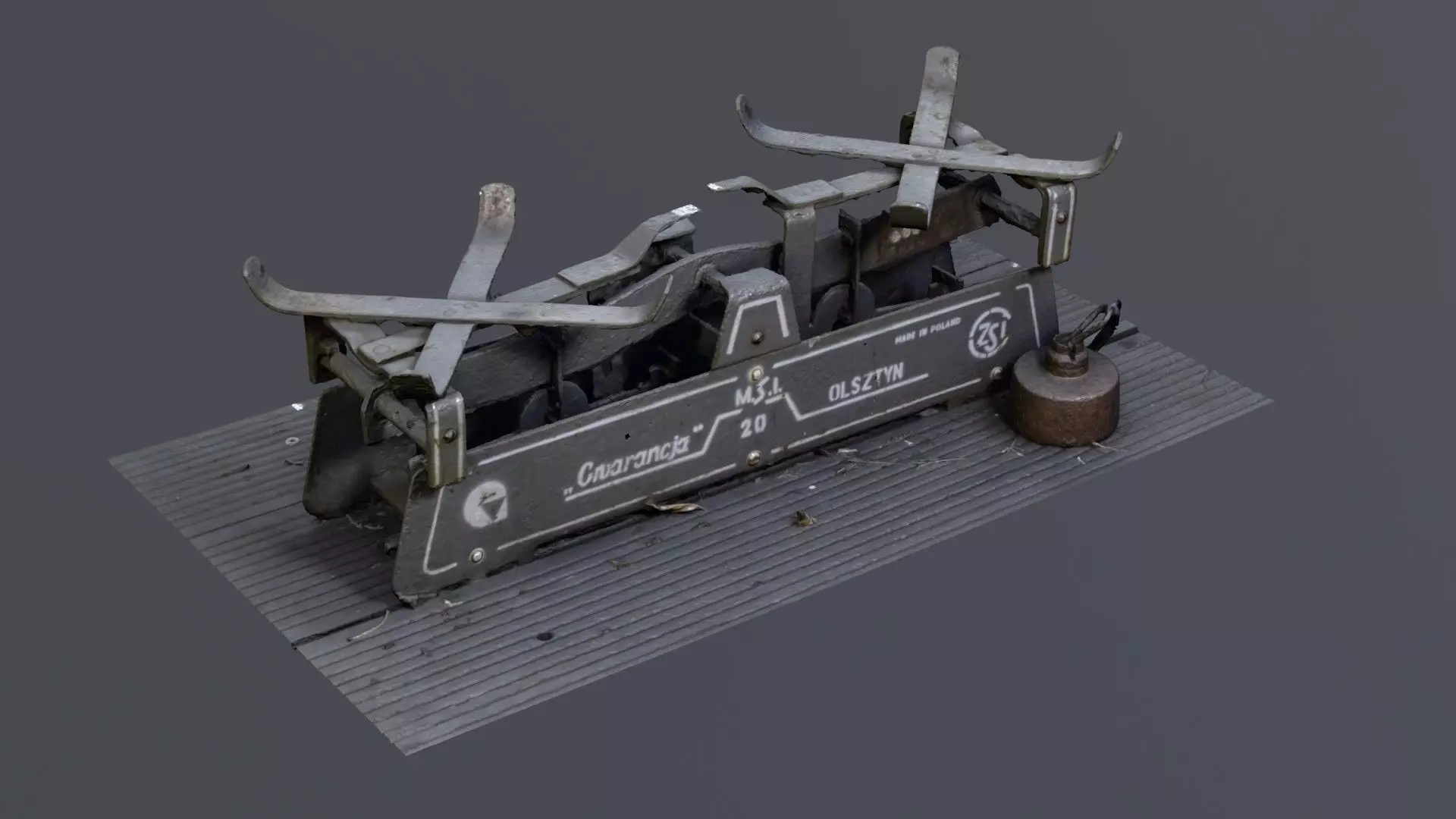 Beam Balance - PhotoScan 3D model
