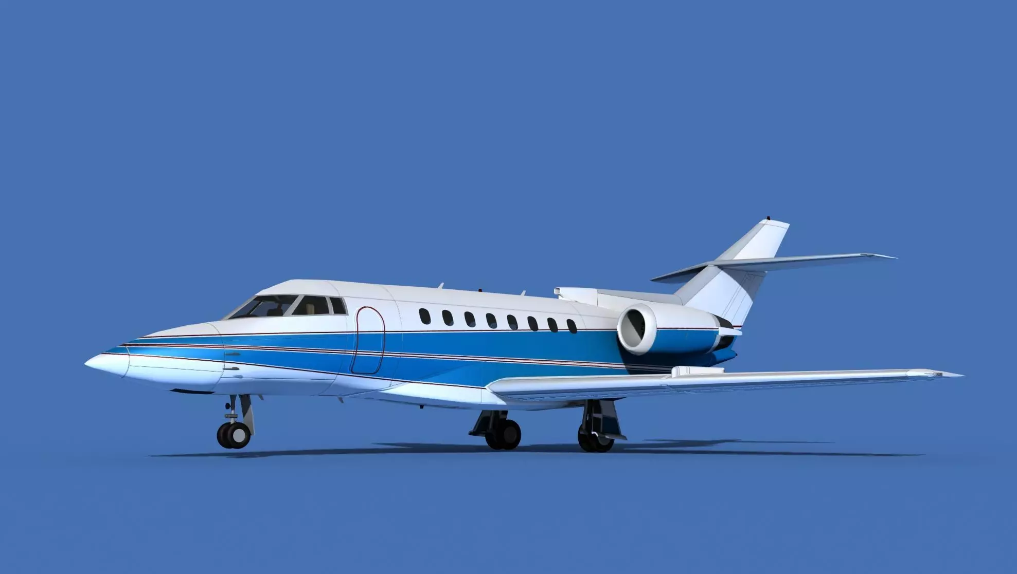 Hawker Siddley 1000 V02 3D model