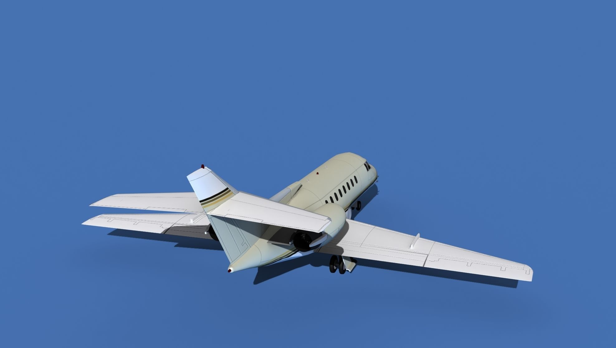 Hawker Siddley 1000 V03 3D model_6