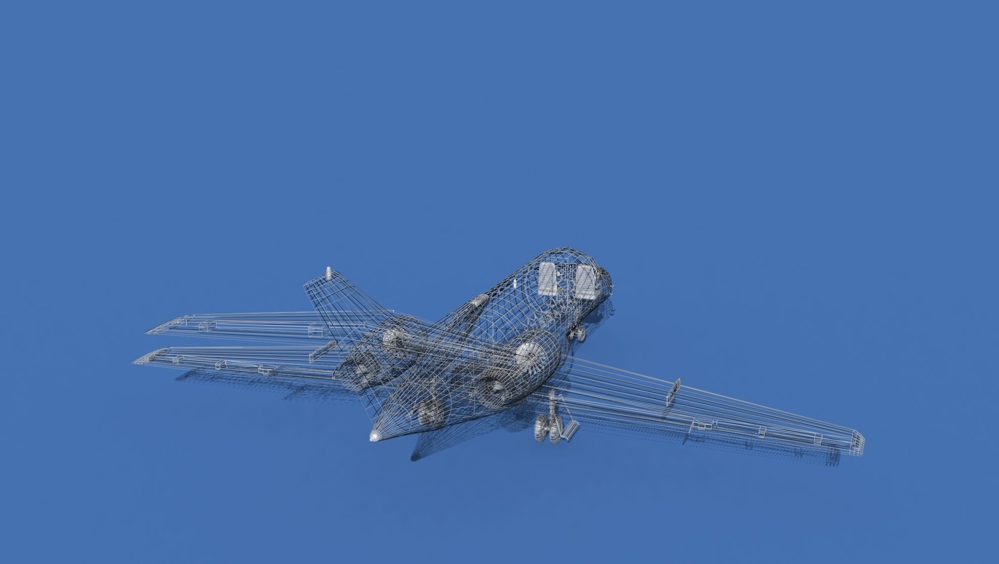 Hawker Siddley 1000 V03 3D model_14