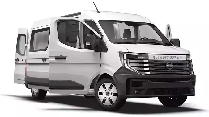 Nissan Interstar L3H2 CrewCab Van HQ Interior 2024