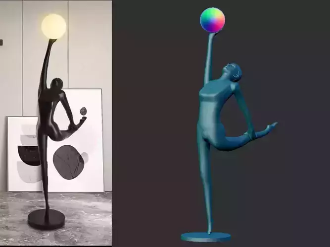 Ballet Girl Floor Lamp