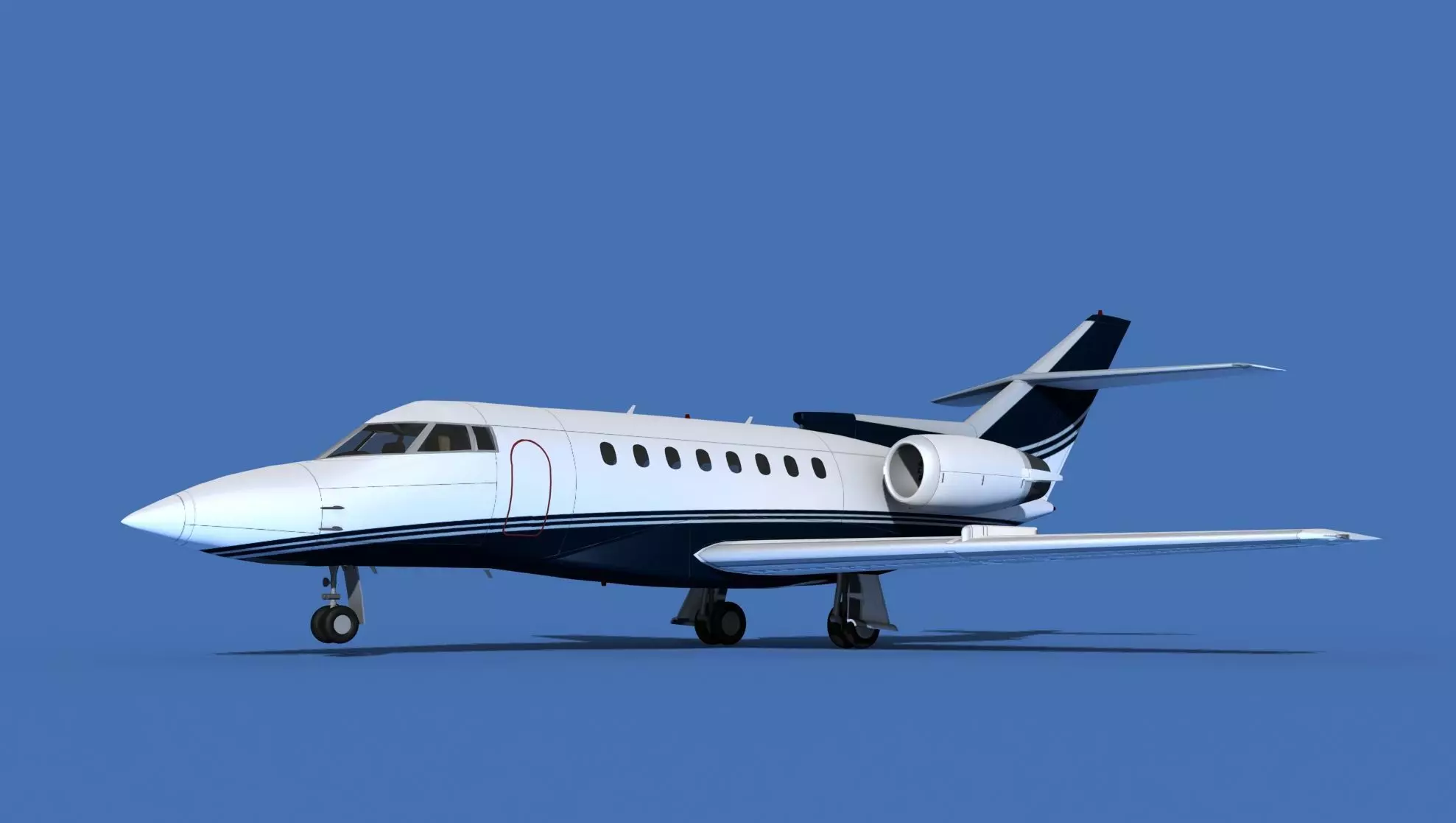 Hawker Siddley 1000 V05 3D model