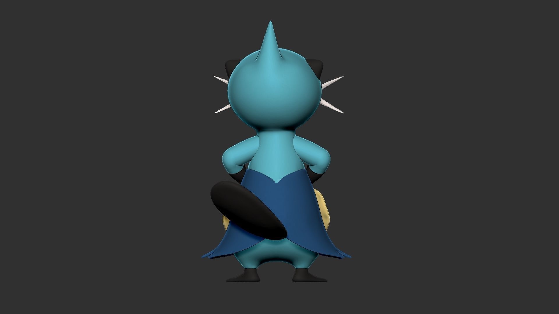 pokemon dewott 3D print model_5