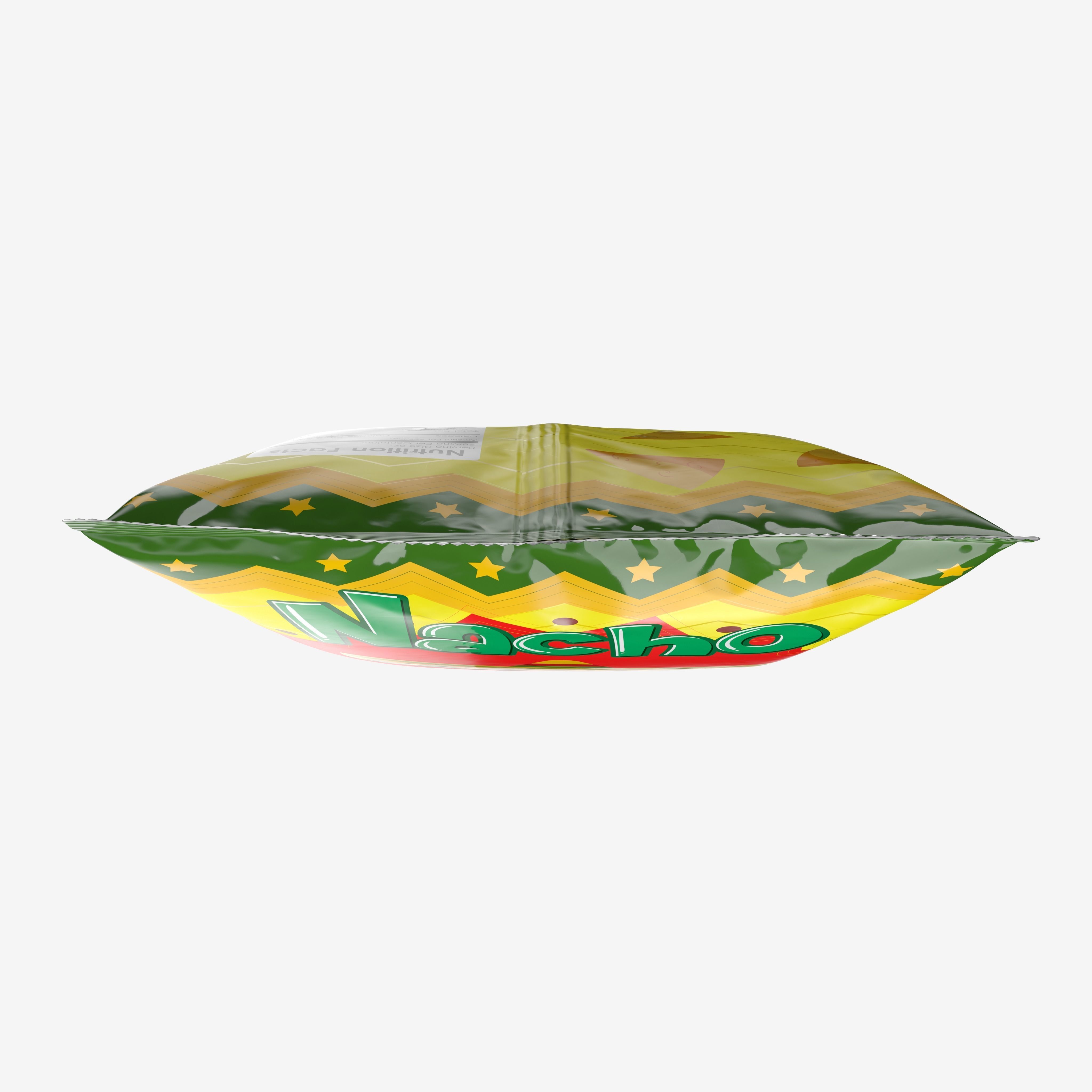 Nacho Chips Package Type 02 Low-poly 3D model_6