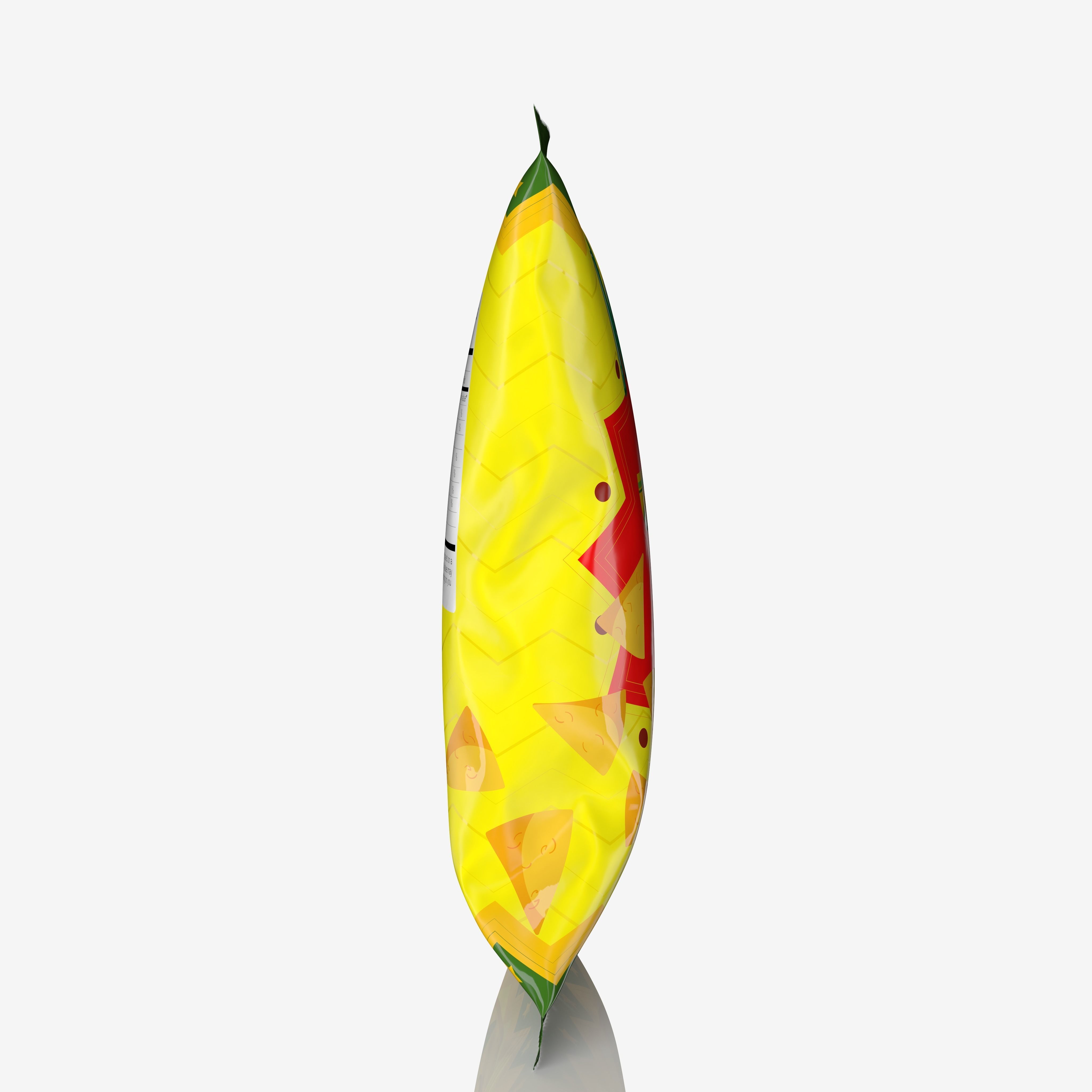 Nacho Chips Package Type 02 Low-poly 3D model_5