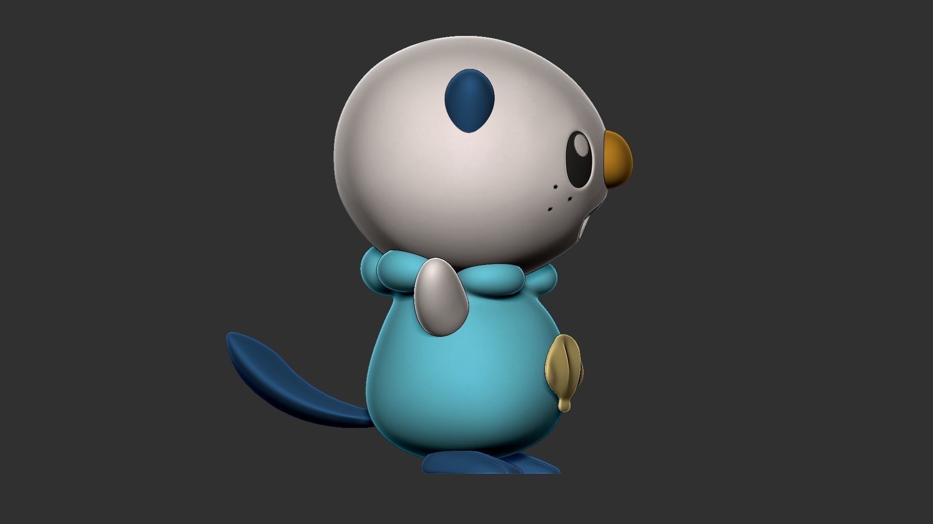 Pokemon oshawott evolution line 3D print model_9
