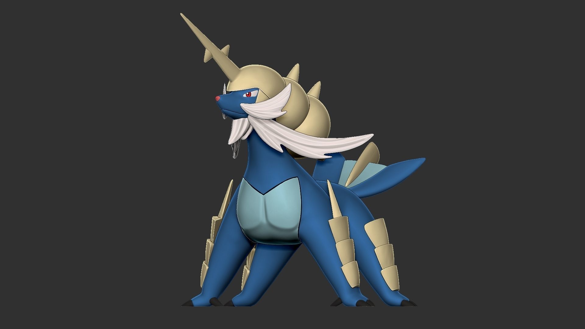 Pokemon oshawott evolution line 3D print model_5