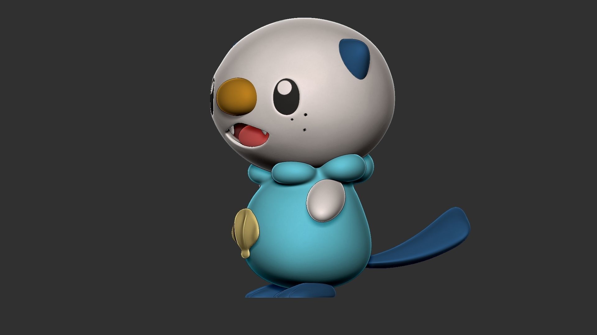 Pokemon oshawott evolution line 3D print model_27