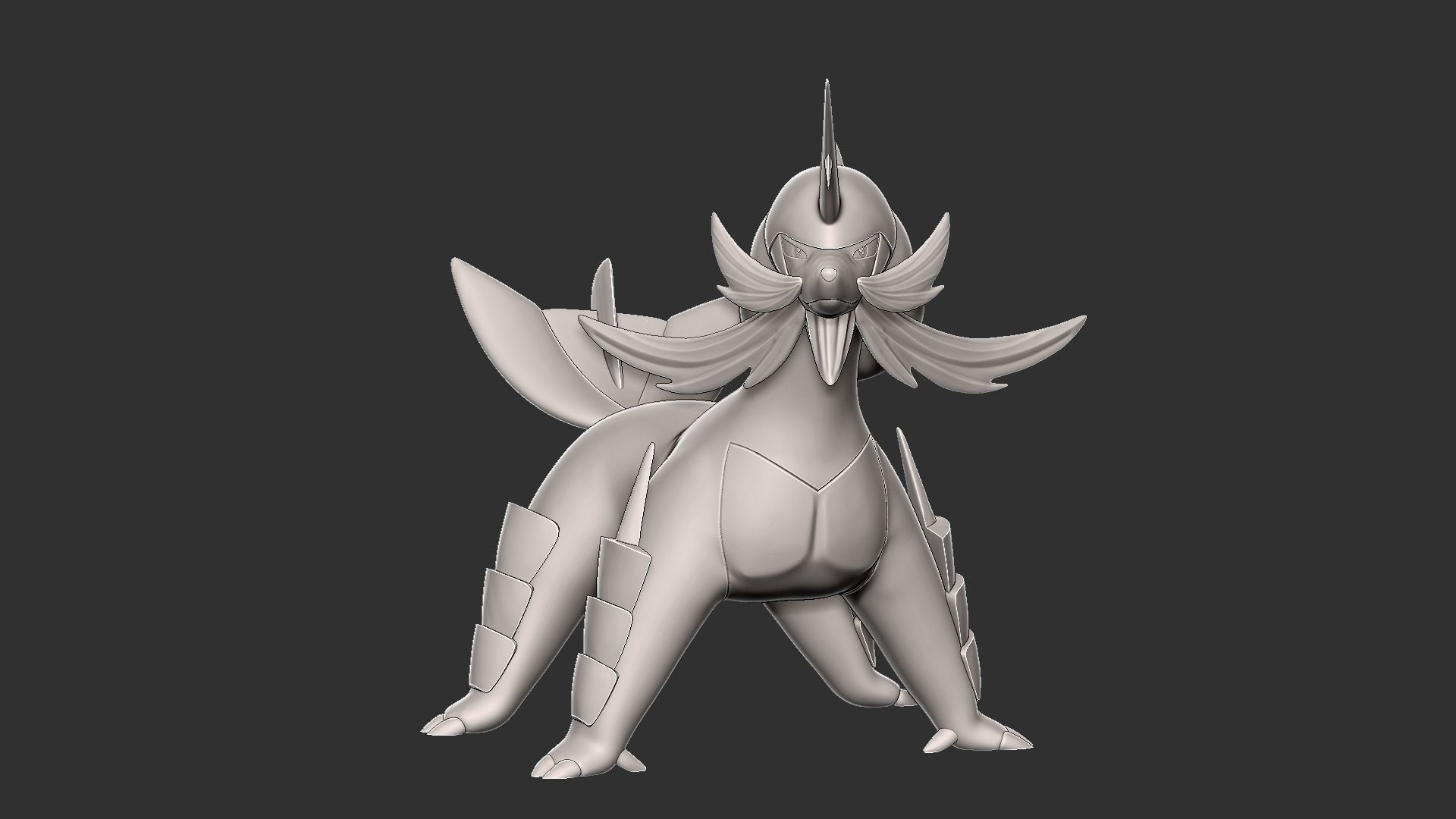 Pokemon oshawott evolution line 3D print model_31