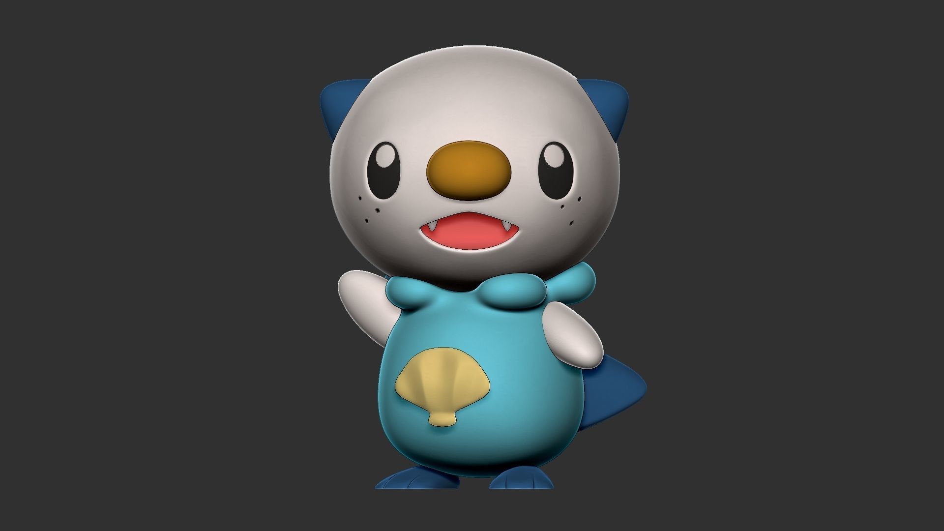 Pokemon oshawott evolution line 3D print model_4