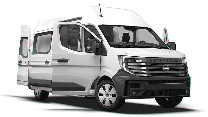 Nissan Interstar L3H3 CrewCab Van HQ Interior 2024 3D model