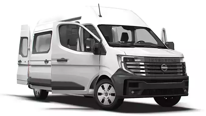 Nissan Interstar L3H3 CrewCab Van HQ Interior 2024