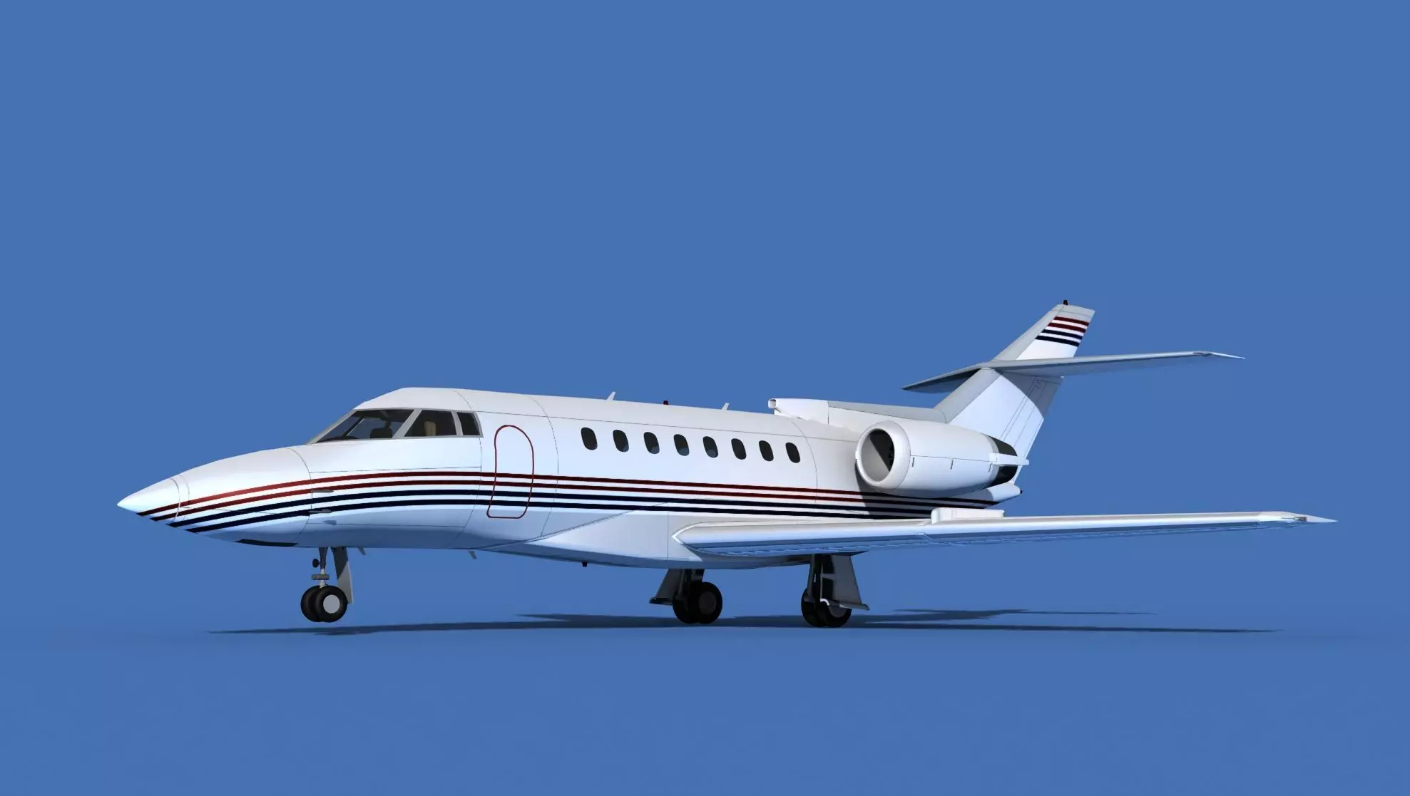 Hawker Siddley 1000 V12 3D model_0