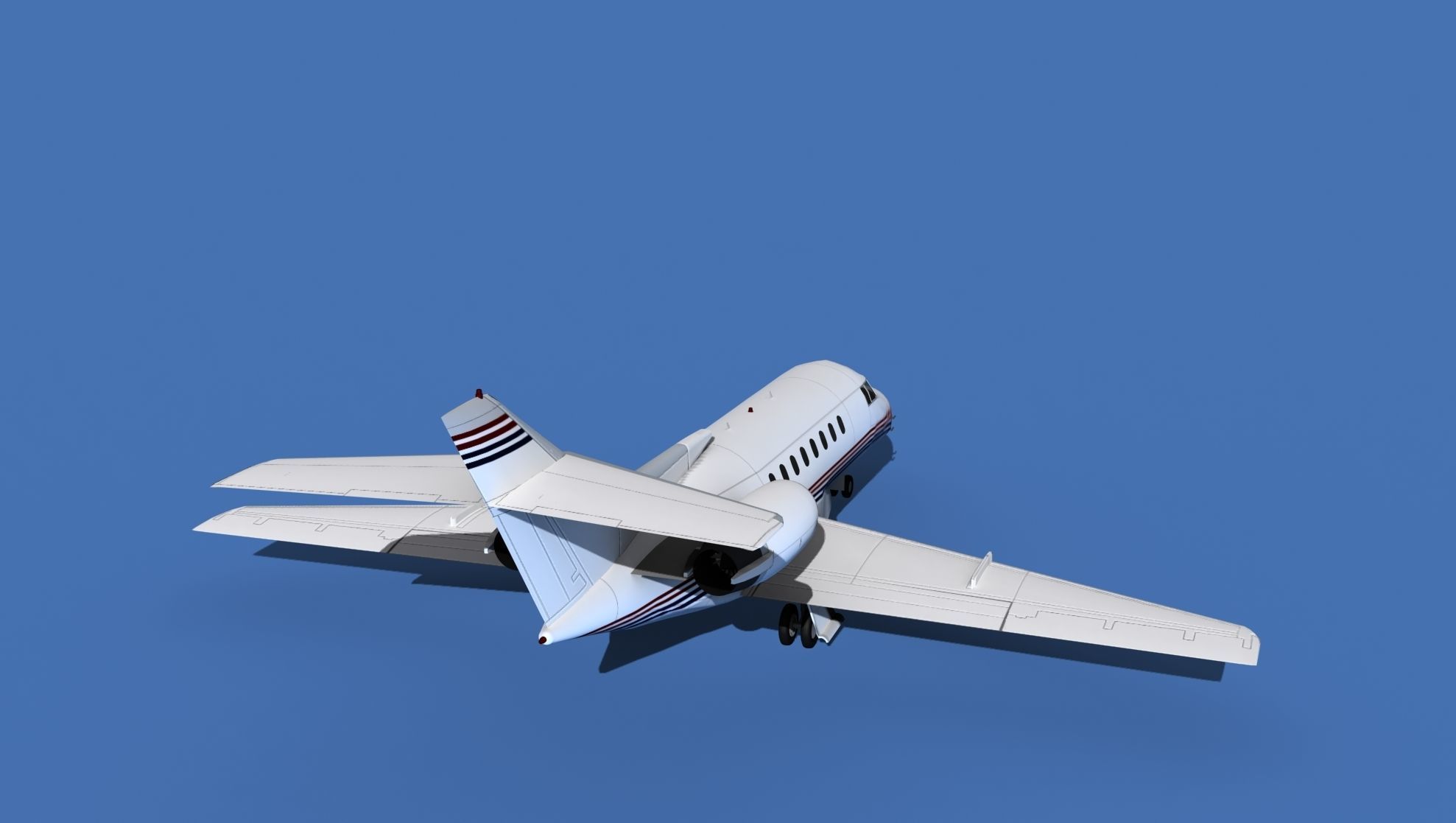 Hawker Siddley 1000 V12 3D model_6