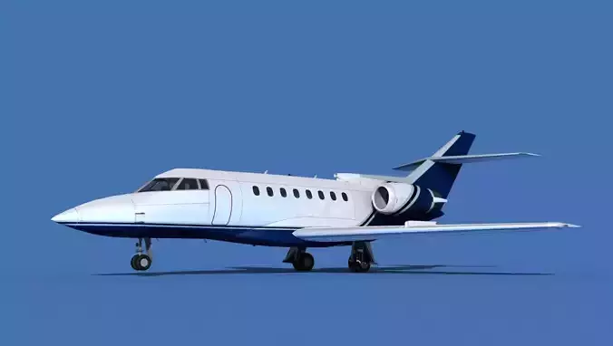 Hawker Siddley 1000 V13 3D model