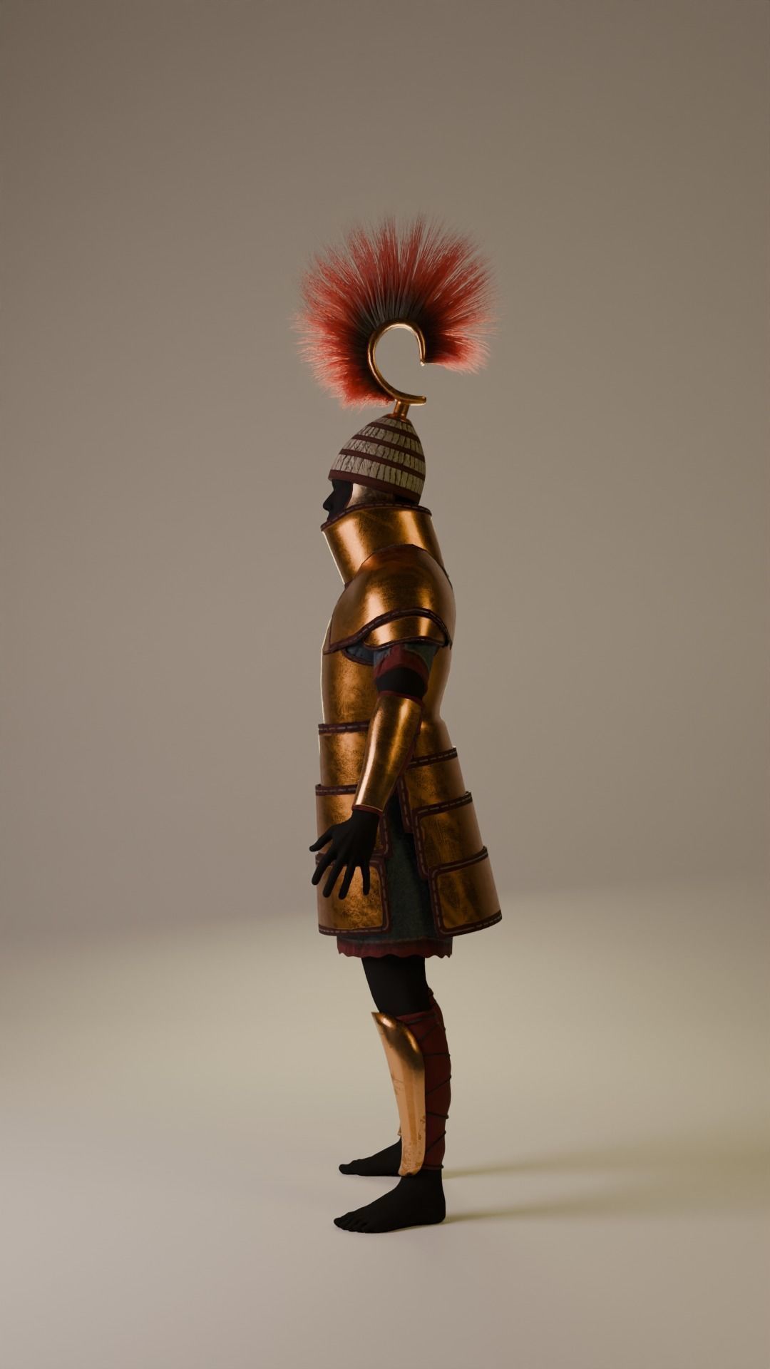 Bronze Age Armor  Set 3D model_3
