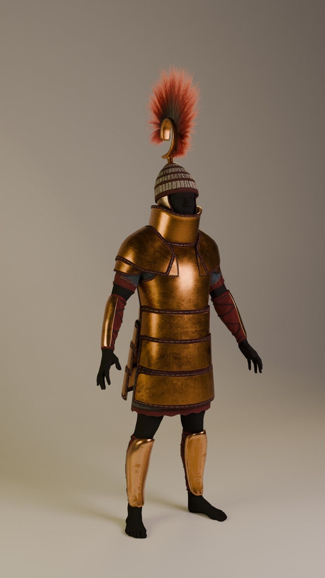 Bronze Age Armor  Set 3D model_1