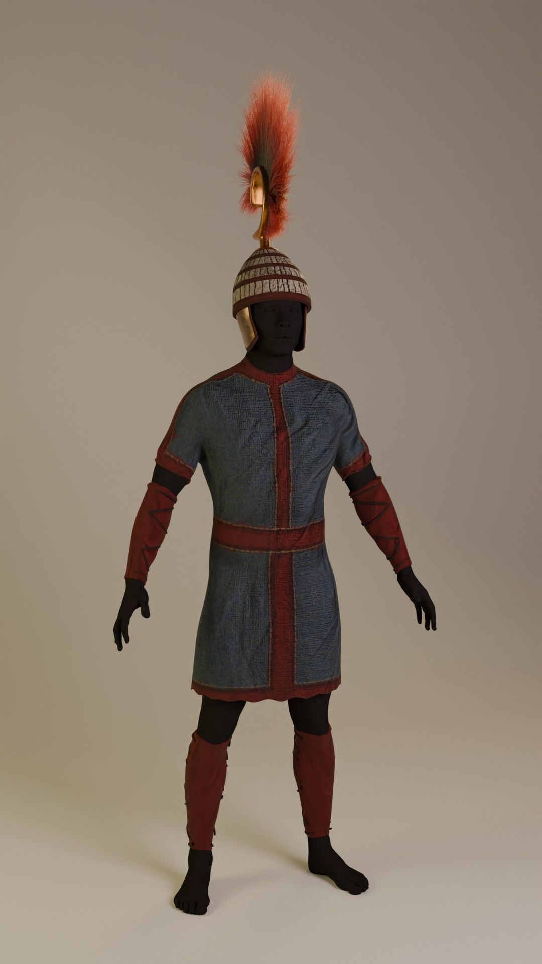 Bronze Age Armor  Set 3D model_6