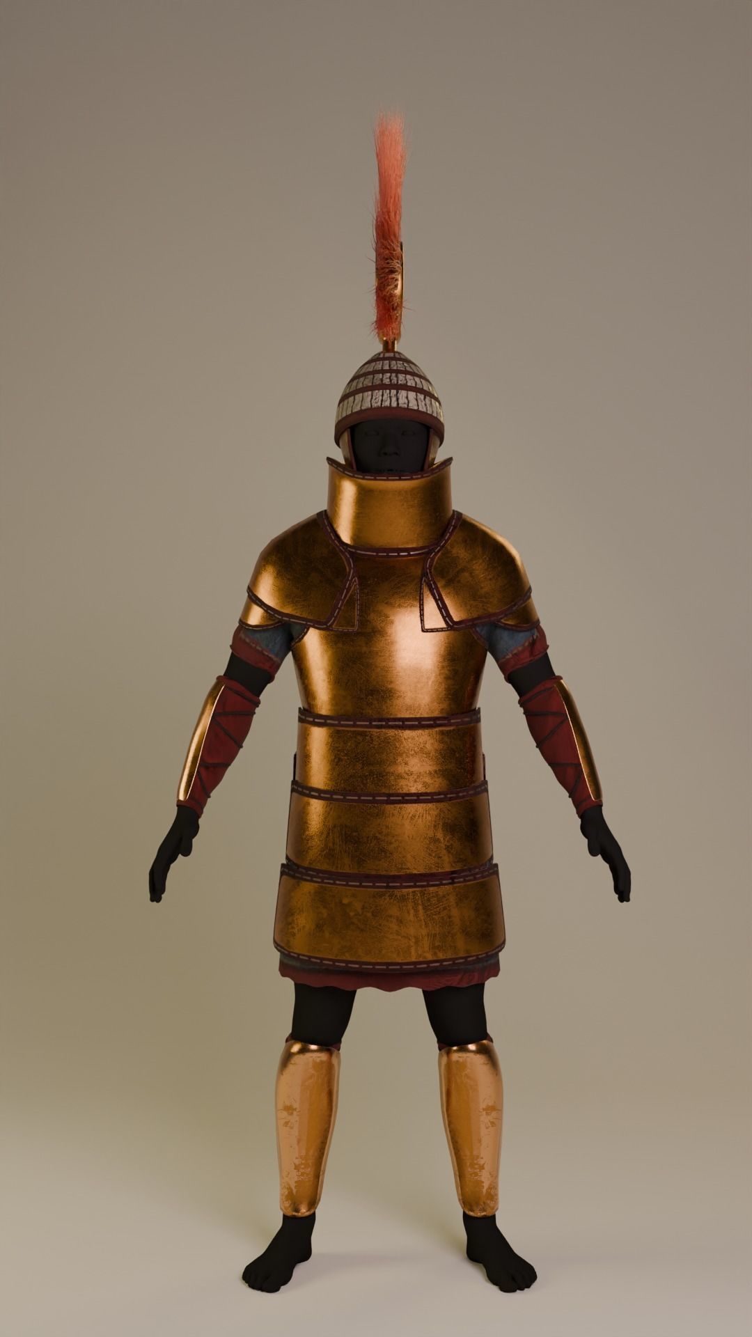 Bronze Age Armor  Set 3D model_2
