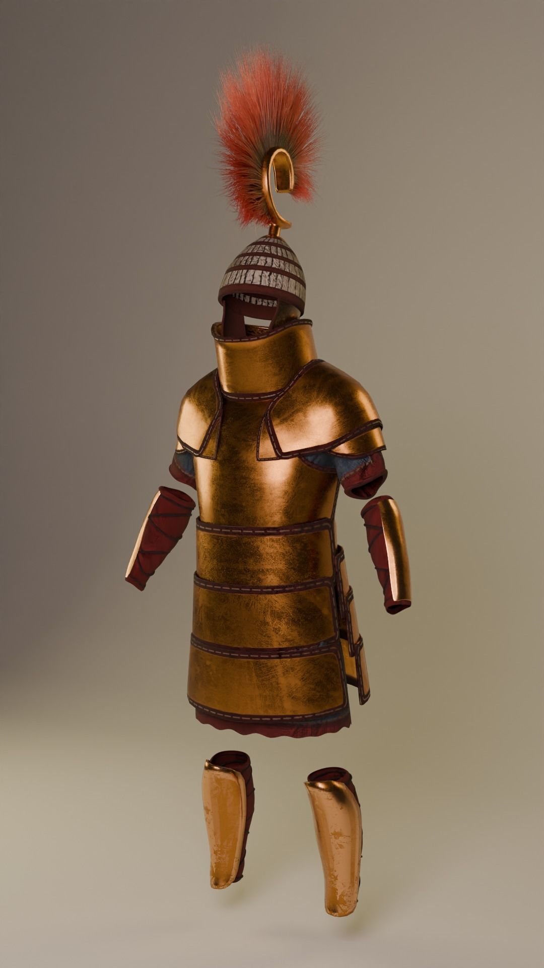 Bronze Age Armor  Set 3D model_4