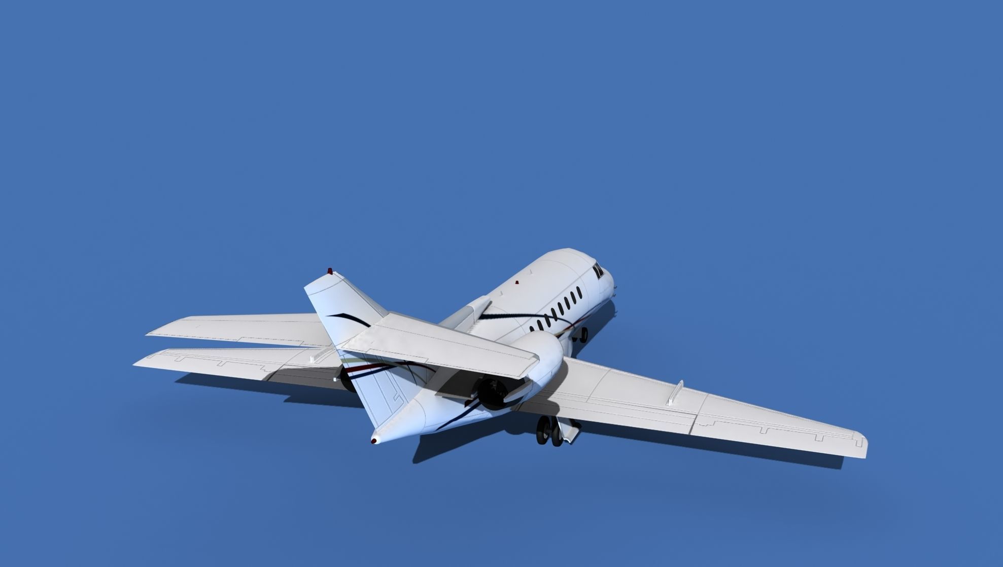 Hawker Siddley 1000 V14 3D model_6