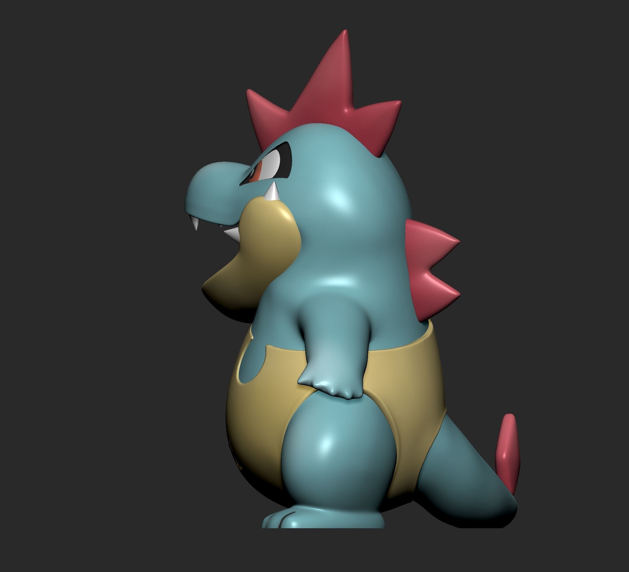 Pokemon - Croconaw 3D print model_4