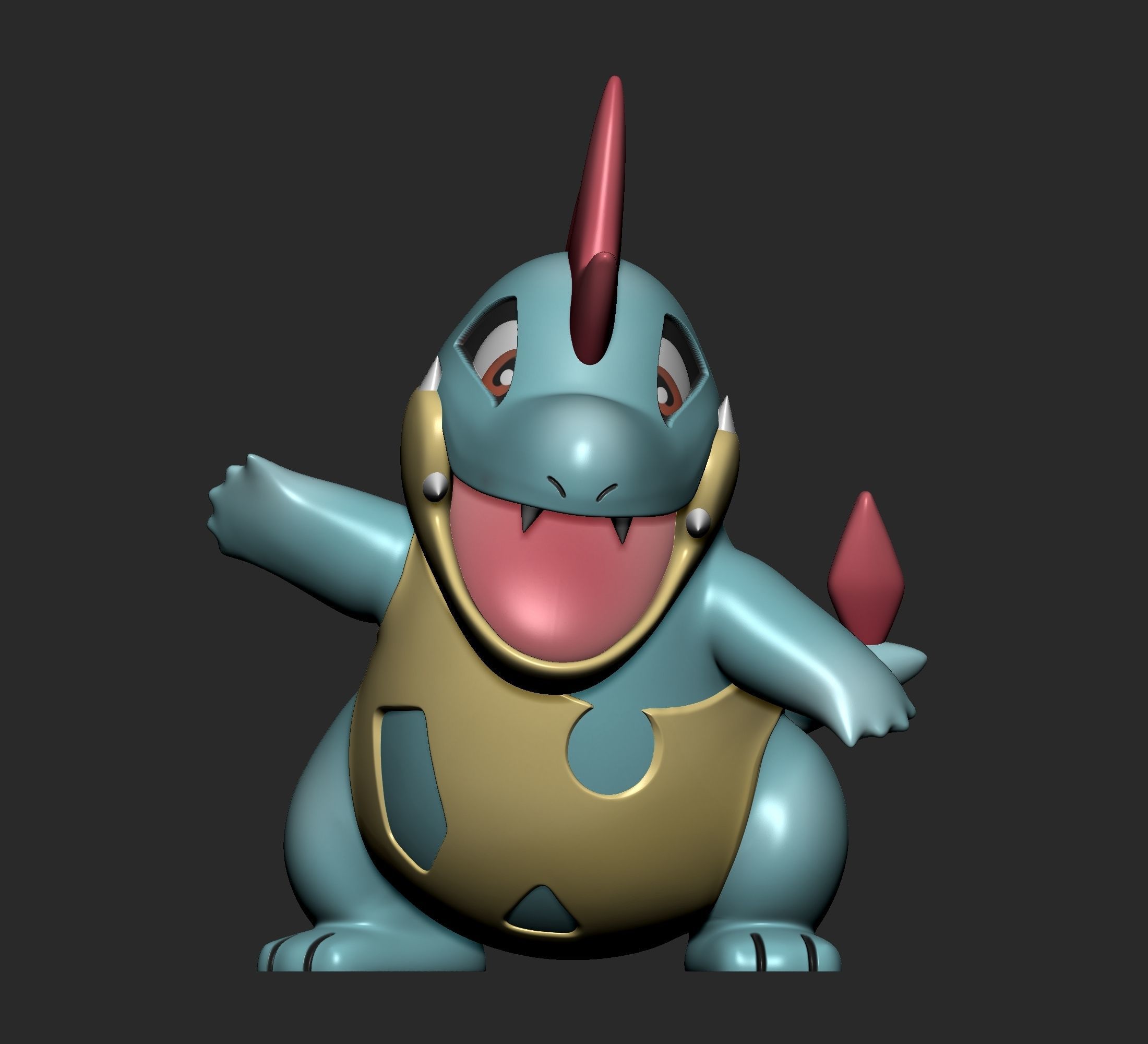 Pokemon - Croconaw 3D print model_1