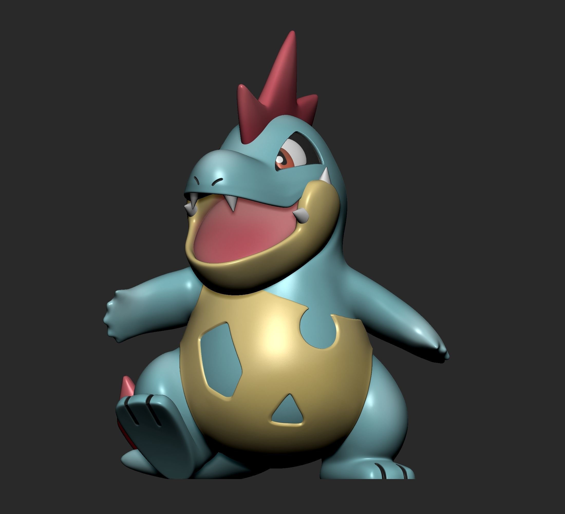 Pokemon - Croconaw 3D print model_16