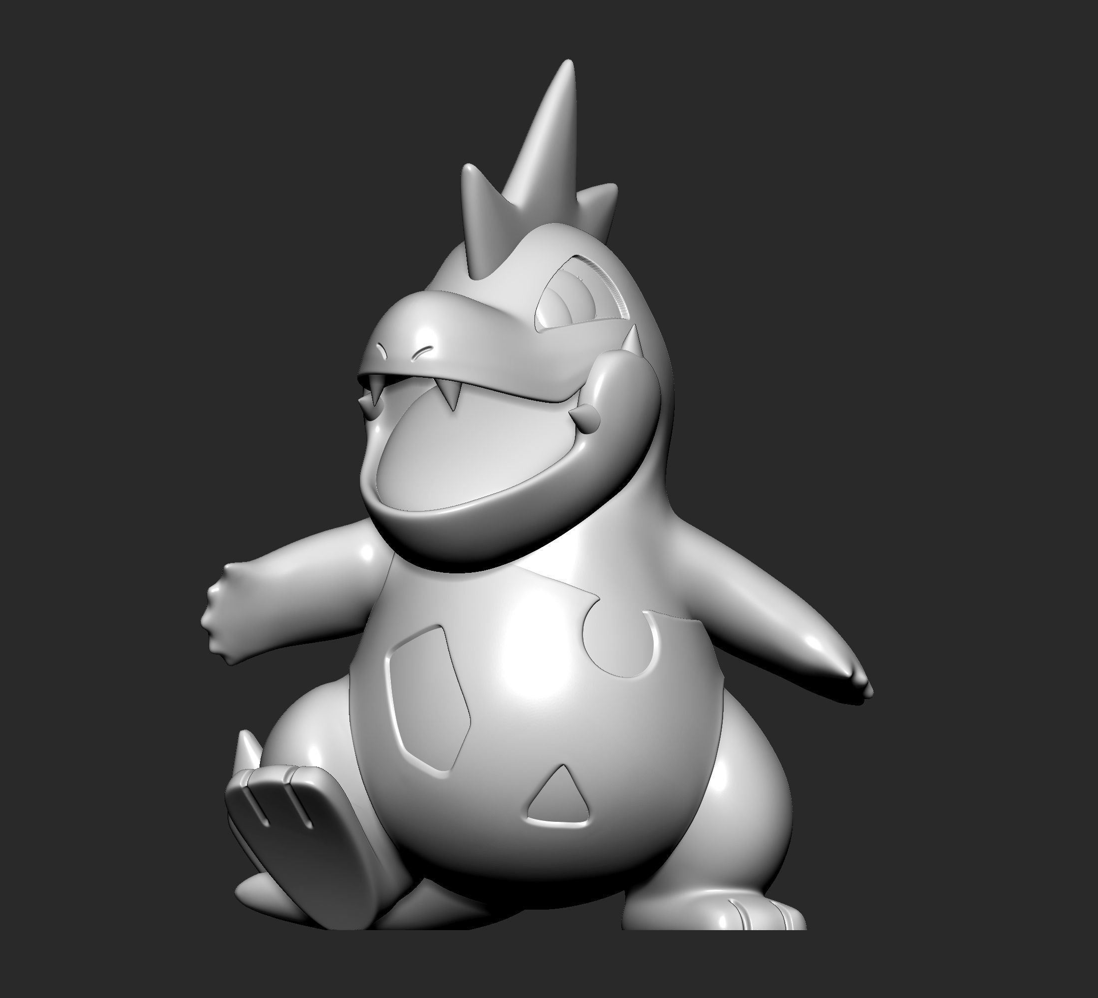 Pokemon - Croconaw 3D print model_2