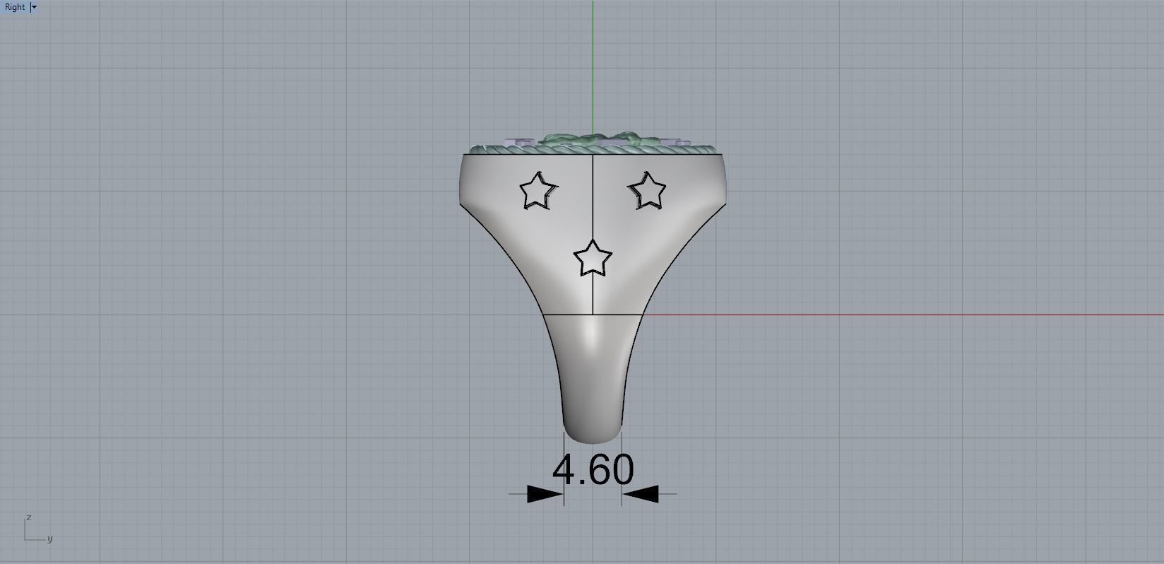 Zodiac Ring Aquarius 3D print model_9