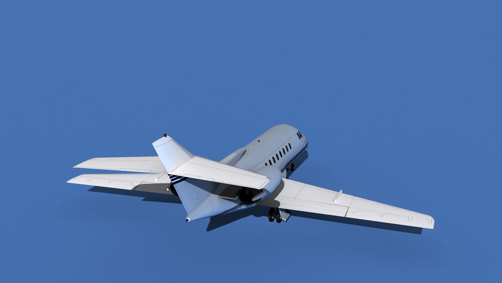 Hawker Siddley 1000 V16 3D model_6