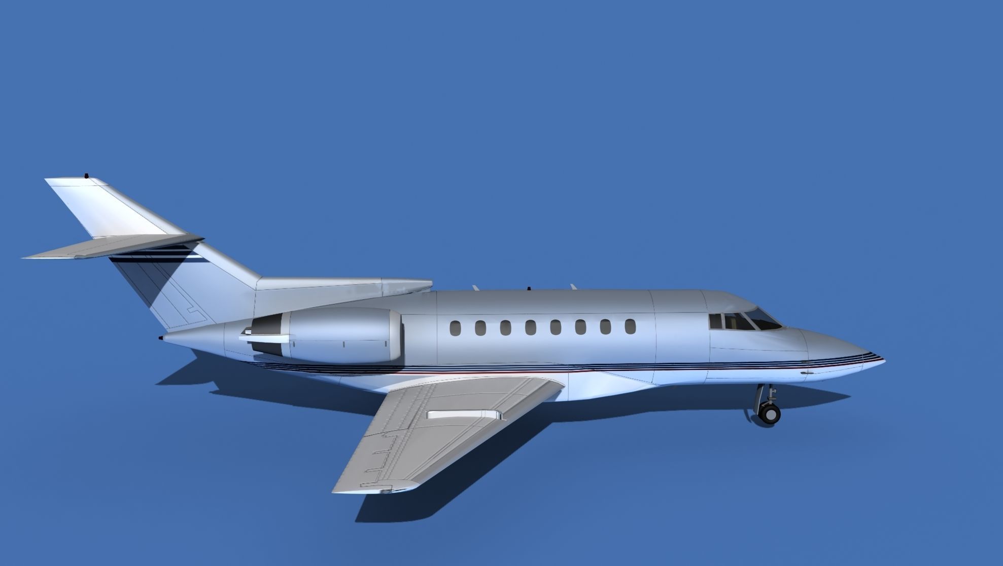 Hawker Siddley 1000 V16 3D model_4