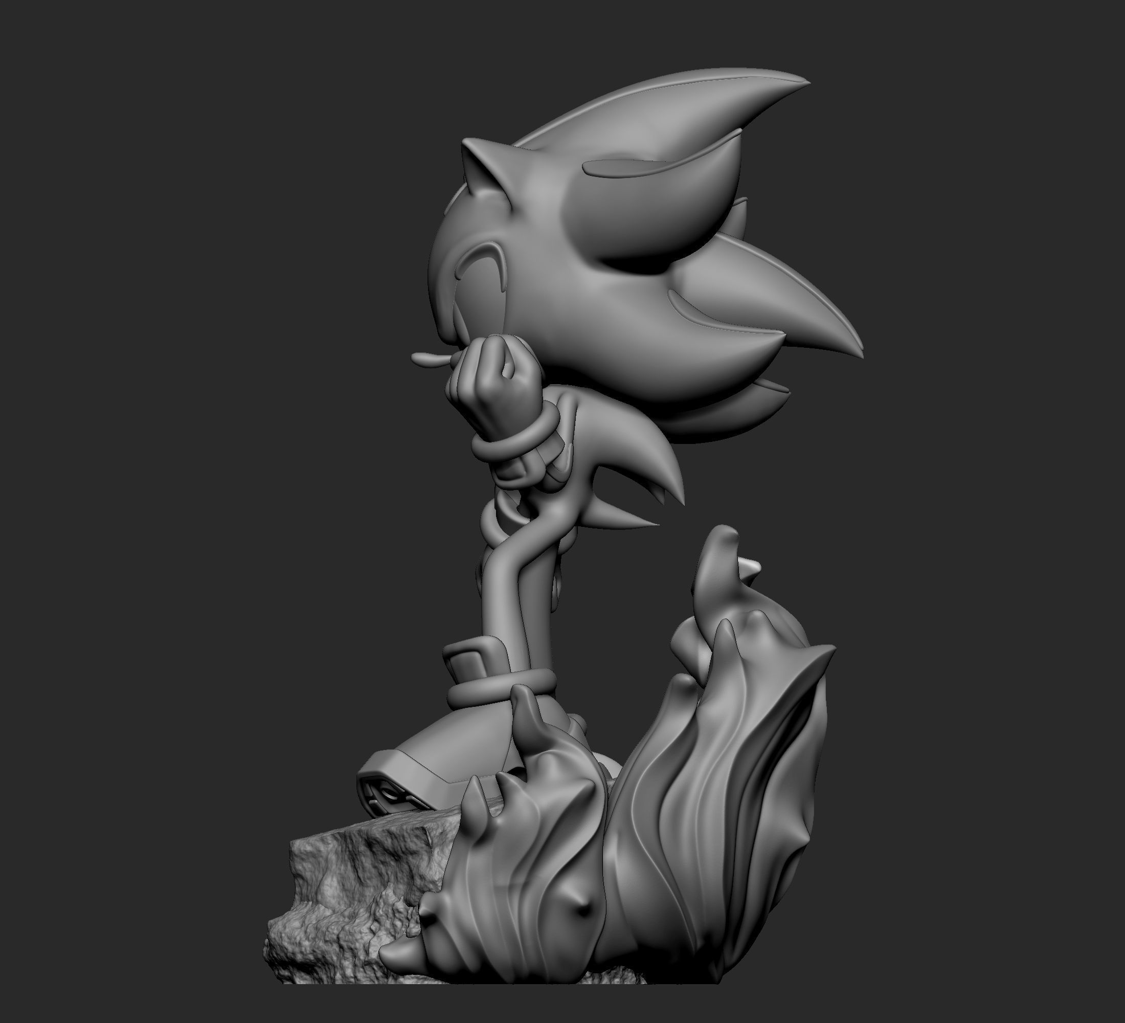 Sonic The Hedgehod - Shadow 3D print model_3