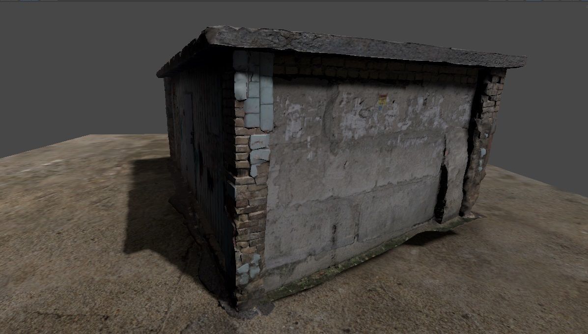 Abandoned Building 2 SCAN Low-poly 3D model_2