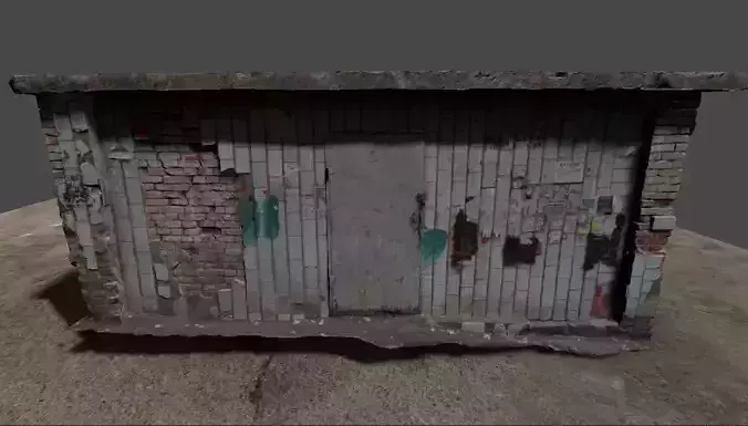 Abandoned Building 2 SCAN Low-poly 3D model Abandoned Building 2 SCAN Low-poly 3D model