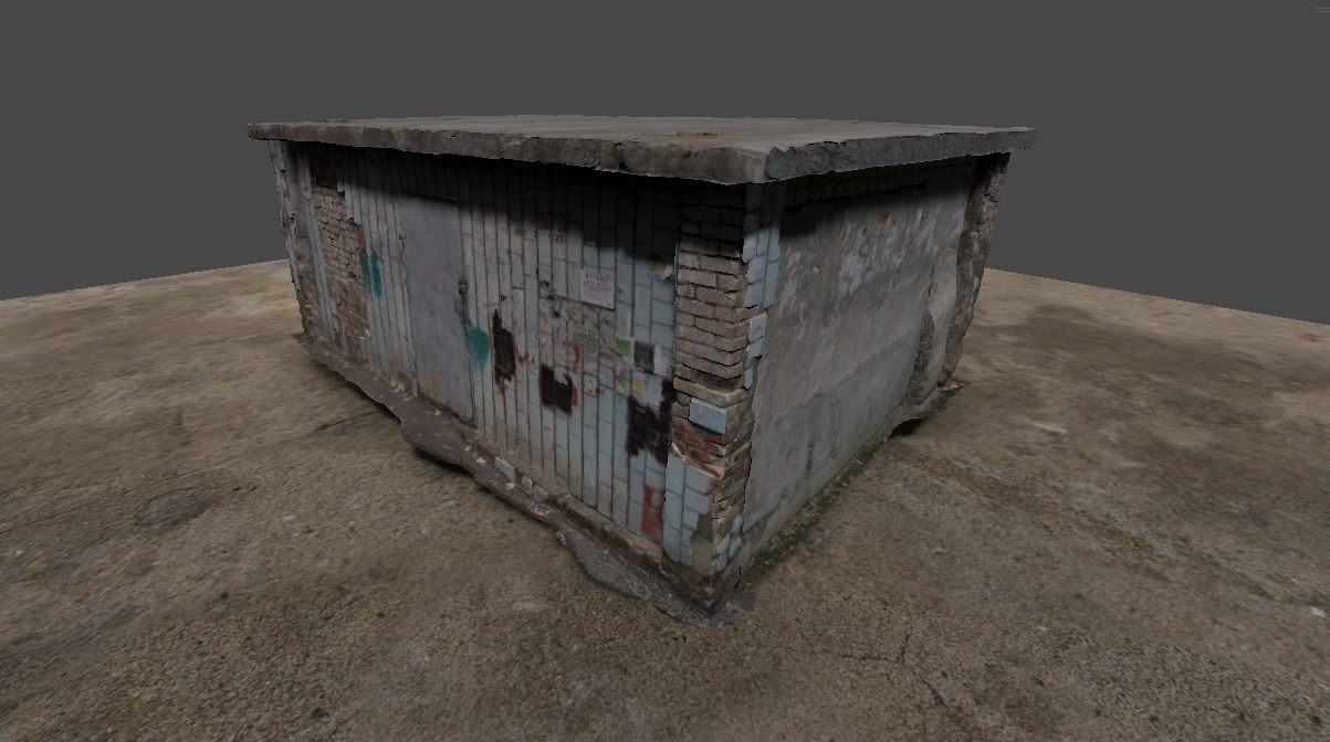 Abandoned Building 2 SCAN Low-poly 3D model_4