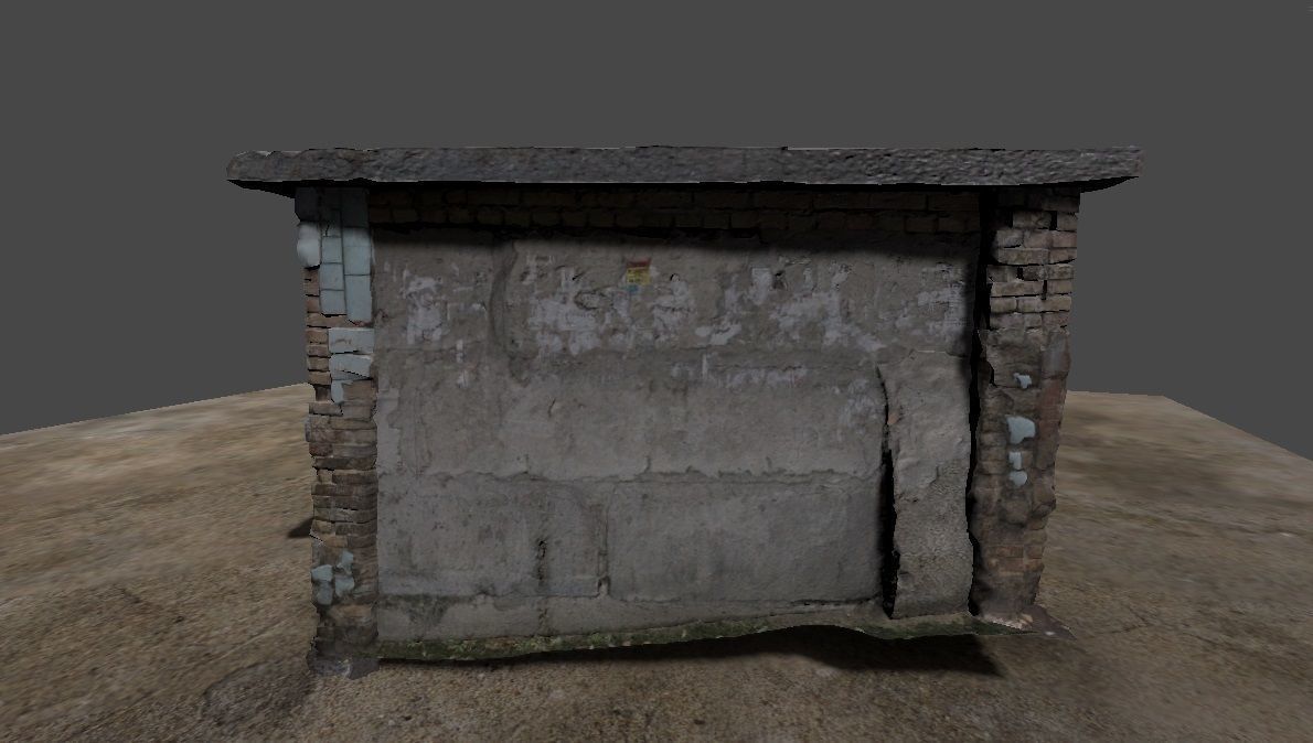 Abandoned Building 2 SCAN Low-poly 3D model_5