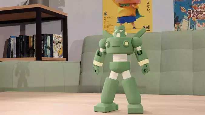 Robot Kantam - Crayon Shin Chan Figure 3D print model