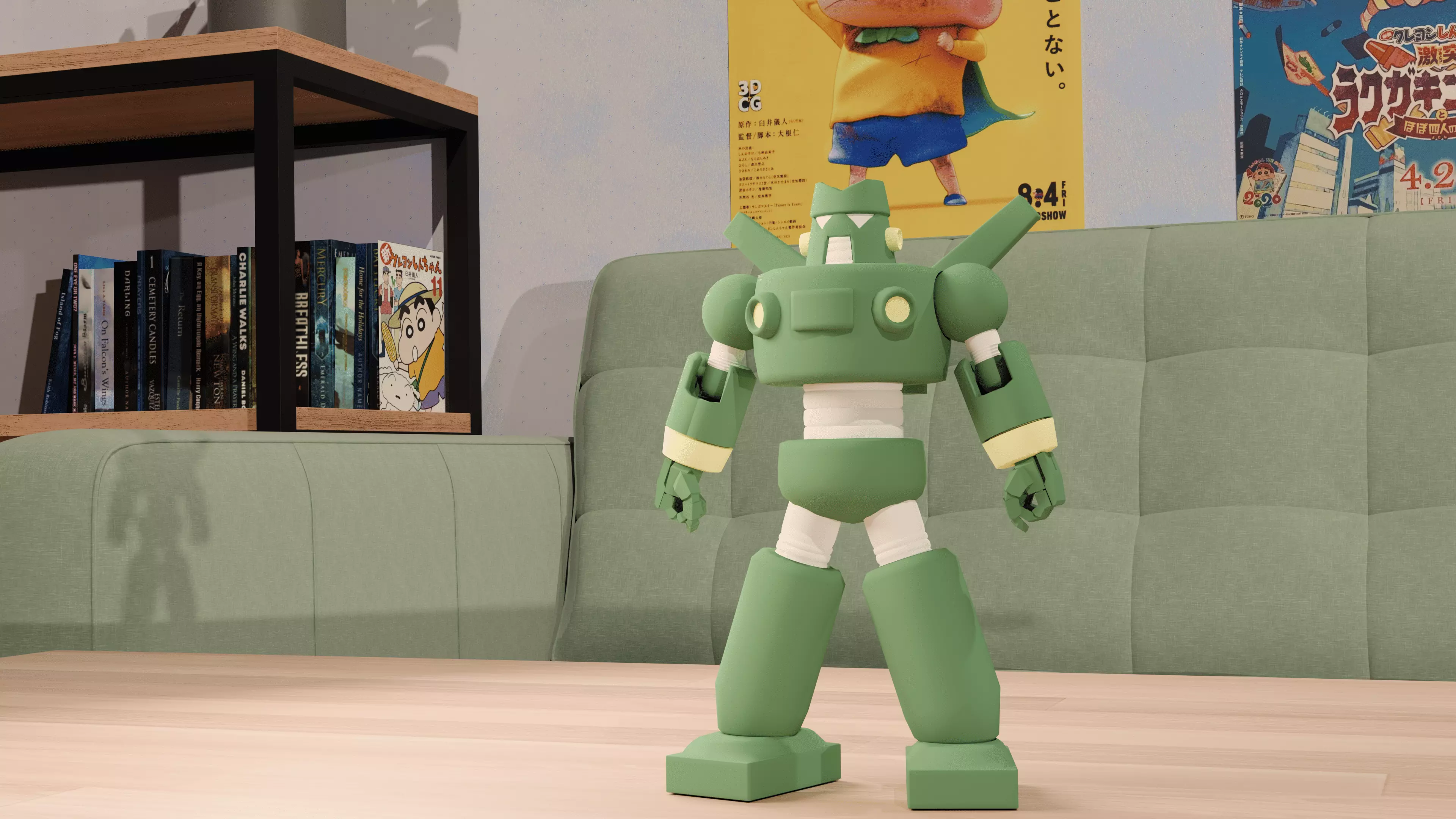 Robot Kantam - Crayon Shin Chan Figure 3D print model_0