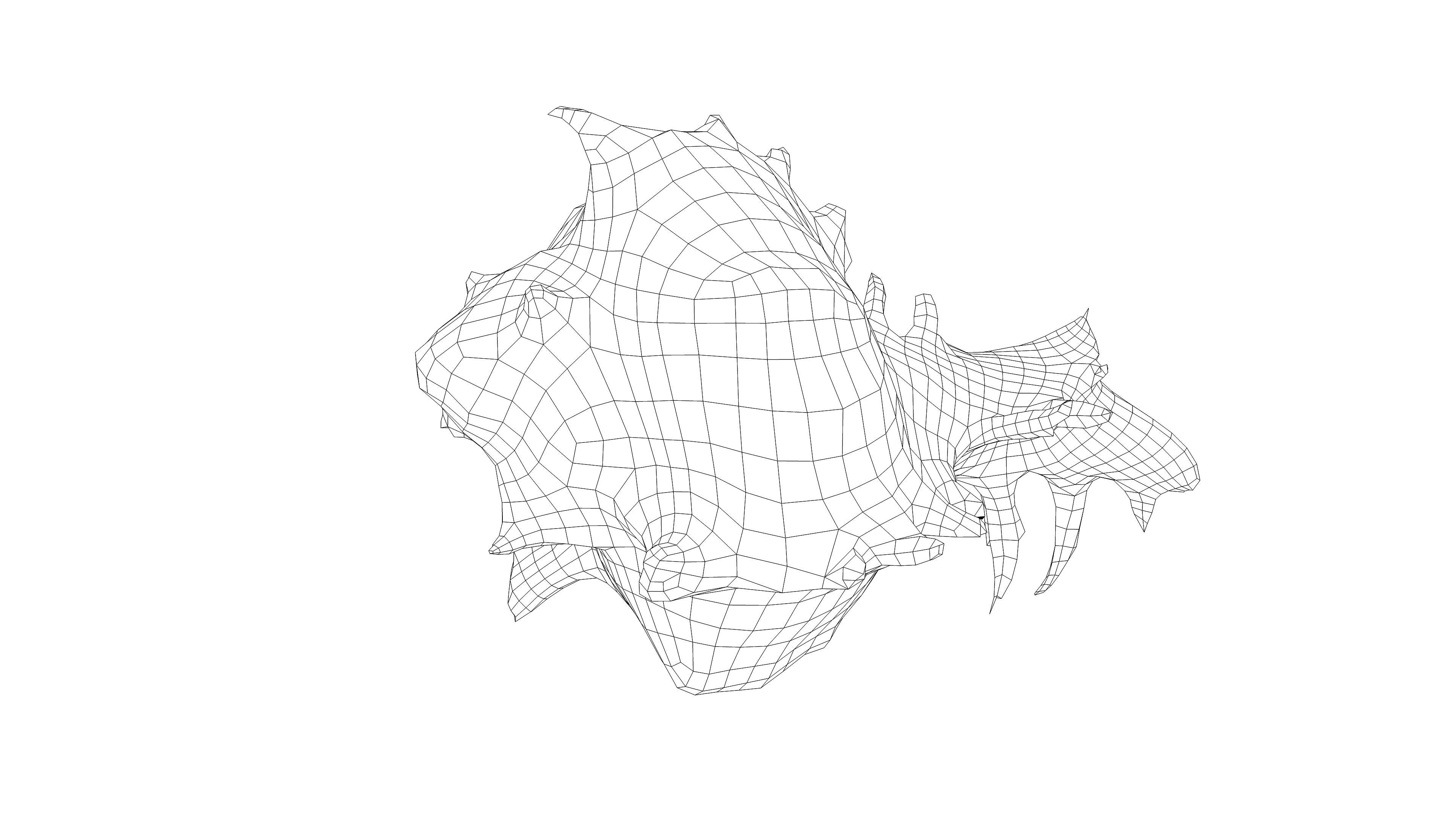 Photorealistic 3D scan of sea shell Low-poly 3D model_17