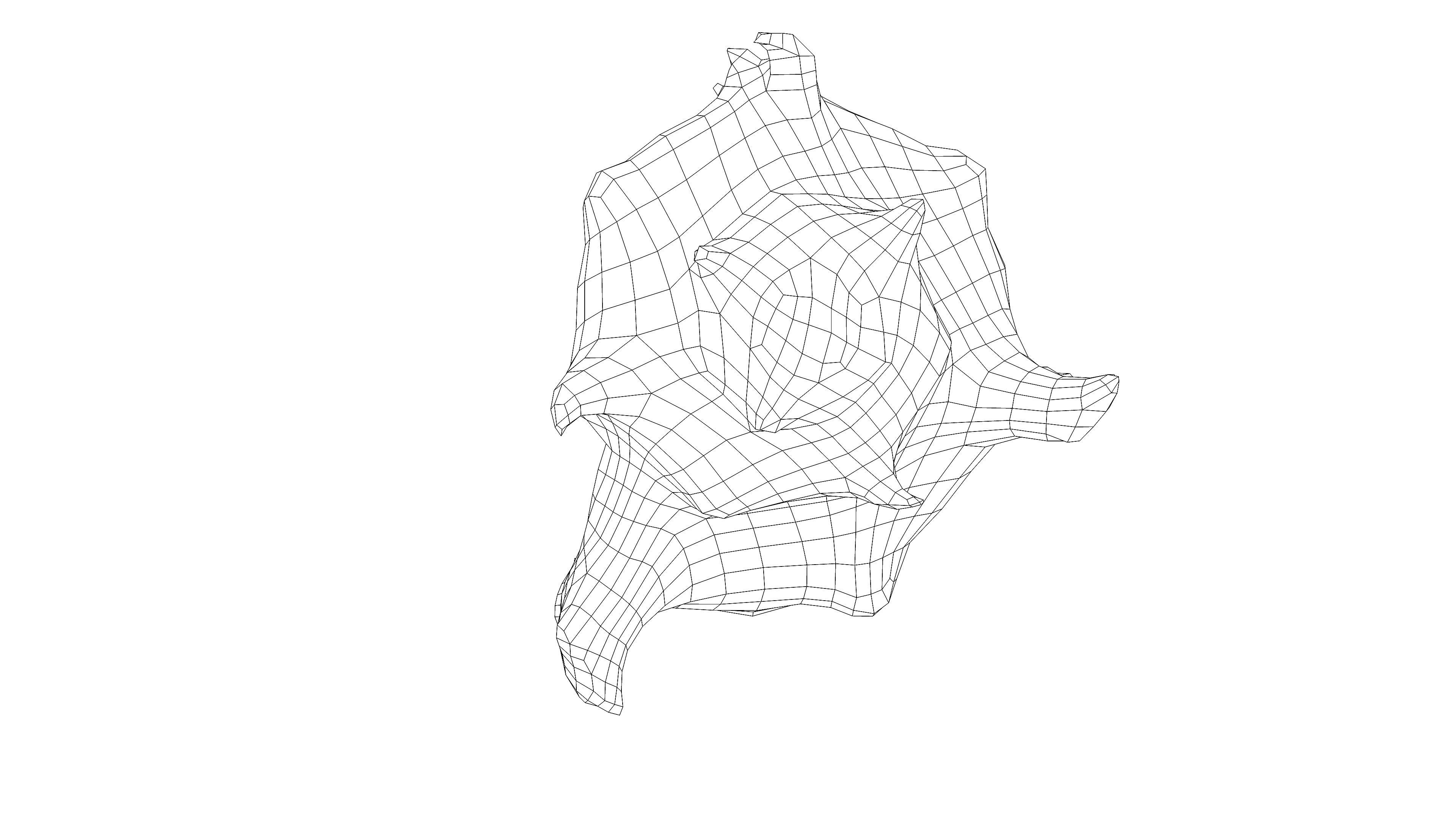 Photorealistic 3D scan of sea shell Low-poly 3D model_16