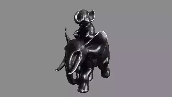 Baby Elephant Decoration Figurine