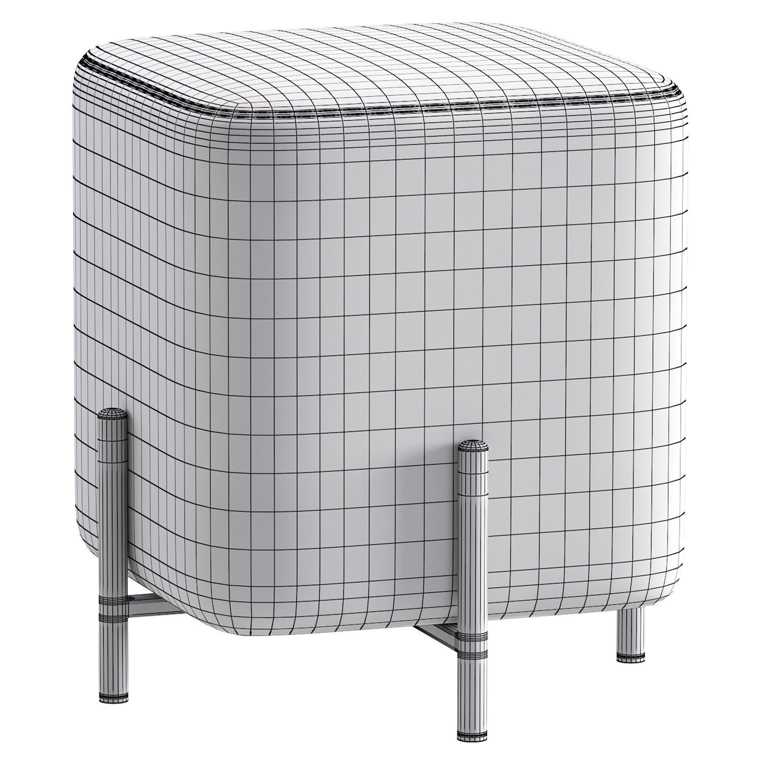 Pouf ARES By ogogo 3D model_6